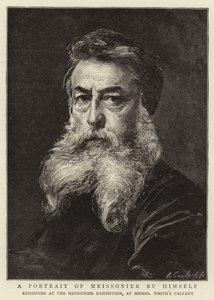 Een Portret van Meissonier door Hemzelf door Jean Louis Ernest Meissonier